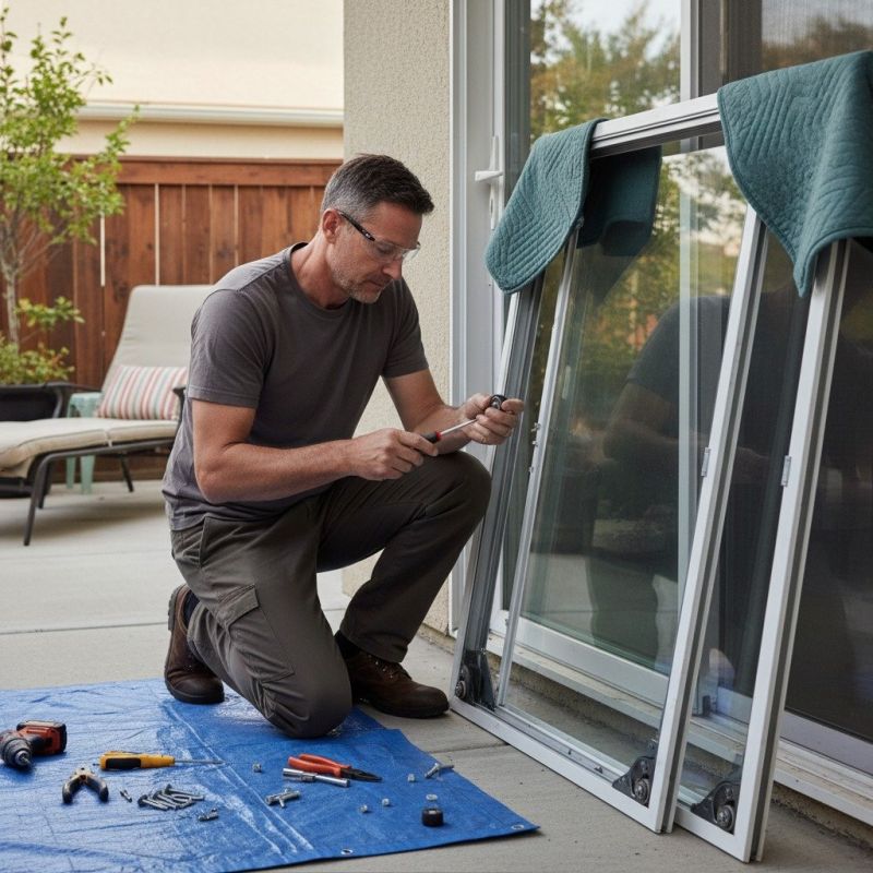 Door Track Replacement in Overland Park, KS